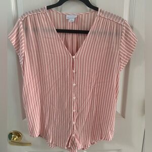 Liz Claiborne stripe blouse size medium